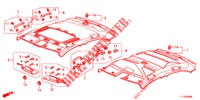 DAK VOERING  voor Honda ACCORD DIESEL 2.2 ES 4 deuren 6-versnellings handgeschakelde versnellingsbak 2012