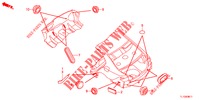 DOORVOERTULLE (ARRIERE) voor Honda ACCORD DIESEL 2.2 ES 4 deuren 6-versnellings handgeschakelde versnellingsbak 2012