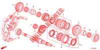 HOOFDAS (DIESEL) voor Honda ACCORD DIESEL 2.2 ES 4 deuren 6-versnellings handgeschakelde versnellingsbak 2012