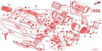 INSTRUMENTEN AFWERKING (COTE DE PASSAGER) (RH) voor Honda ACCORD DIESEL 2.2 ES 4 deuren 6-versnellings handgeschakelde versnellingsbak 2012