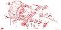 KOPPELING BEHUIZING (DIESEL) voor Honda ACCORD DIESEL 2.2 ES 4 deuren 6-versnellings handgeschakelde versnellingsbak 2012