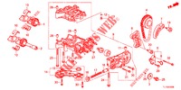 OLIEPOMP (DIESEL) voor Honda ACCORD DIESEL 2.2 ES 4 deuren 6-versnellings handgeschakelde versnellingsbak 2012