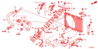RADIATOR SLANG/RESERVETANK (DIESEL) voor Honda ACCORD DIESEL 2.2 ES 4 deuren 6-versnellings handgeschakelde versnellingsbak 2012