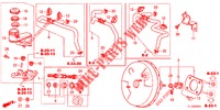 REM HOOFDCILINDER/HOOFDSPANNING (RH) voor Honda ACCORD DIESEL 2.2 ES 4 deuren 6-versnellings handgeschakelde versnellingsbak 2012