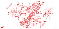 TURBOLADER SYSTEEM (DIESEL) voor Honda ACCORD DIESEL 2.2 ES 4 deuren 6-versnellings handgeschakelde versnellingsbak 2012
