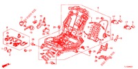 V. ZITTING COMPONENTEN (D.) (HAUTEUR MANUELLE) voor Honda ACCORD DIESEL 2.2 ES 4 deuren 6-versnellings handgeschakelde versnellingsbak 2012