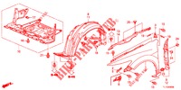 VOOR KAPPEN  voor Honda ACCORD DIESEL 2.2 ES 4 deuren 6-versnellings handgeschakelde versnellingsbak 2012