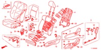VOOR ZITTING/VEILIGHEIDSRIEMEN (G.) (RH) voor Honda ACCORD DIESEL 2.2 ES 4 deuren 6-versnellings handgeschakelde versnellingsbak 2012