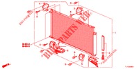 AIRCONDITIONER (CONDENSATEUR) (DIESEL) voor Honda ACCORD DIESEL 2.2 ES 4 deuren 5-traps automatische versnellingsbak 2012