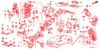 BEDIENINGSEENNEID (CABINE) (1) (RH) voor Honda ACCORD DIESEL 2.2 ES 4 deuren 5-traps automatische versnellingsbak 2012