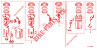 BRANDSTOFTANK KLEINE ONDERDELEN  voor Honda ACCORD DIESEL 2.2 ES 4 deuren 5-traps automatische versnellingsbak 2012