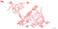DOORVOERTULLE (ARRIERE) voor Honda ACCORD DIESEL 2.2 ES 4 deuren 5-traps automatische versnellingsbak 2012
