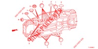 DOORVOERTULLE (INFERIEUR) voor Honda ACCORD DIESEL 2.2 ES 4 deuren 5-traps automatische versnellingsbak 2012