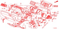 INSTRUMENTEN AFWERKING (COTE DE PASSAGER) (RH) voor Honda ACCORD DIESEL 2.2 ES 4 deuren 5-traps automatische versnellingsbak 2012