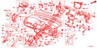 INSTRUMENTEN PANEEL BOVEN (RH) voor Honda ACCORD DIESEL 2.2 ES 4 deuren 5-traps automatische versnellingsbak 2012