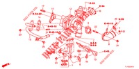 TURBOLADER SYSTEEM (DIESEL) voor Honda ACCORD DIESEL 2.2 ES 4 deuren 5-traps automatische versnellingsbak 2012