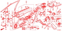 VOOR PORTIER VOERING (RH) voor Honda ACCORD DIESEL 2.2 ES 4 deuren 5-traps automatische versnellingsbak 2012