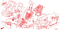 VOOR ZITTING/VEILIGHEIDSRIEMEN (G.) (RH) voor Honda ACCORD DIESEL 2.2 ES 4 deuren 5-traps automatische versnellingsbak 2012