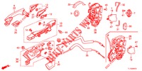 ACHTER PORTIER SLOTEN/BUITEN HENDEL  voor Honda ACCORD DIESEL 2.2 ES GT 4 deuren 6-versnellings handgeschakelde versnellingsbak 2012