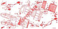 ACHTER ZITTING/VEILIGHEIDSGORDEL(2DE)  voor Honda ACCORD DIESEL 2.2 ES GT 4 deuren 6-versnellings handgeschakelde versnellingsbak 2012