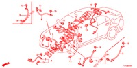 BEDRADINGSBUNDEL (1) (RH) voor Honda ACCORD DIESEL 2.2 ES GT 4 deuren 6-versnellings handgeschakelde versnellingsbak 2012