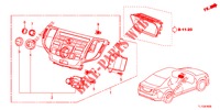 CENTER MODULE (NAVIGATION) voor Honda ACCORD DIESEL 2.2 ES GT 4 deuren 6-versnellings handgeschakelde versnellingsbak 2012