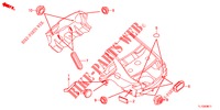 DOORVOERTULLE (ARRIERE) voor Honda ACCORD DIESEL 2.2 ES GT 4 deuren 6-versnellings handgeschakelde versnellingsbak 2012