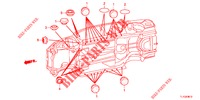 DOORVOERTULLE (INFERIEUR) voor Honda ACCORD DIESEL 2.2 ES GT 4 deuren 6-versnellings handgeschakelde versnellingsbak 2012
