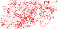 INSTRUMENTEN PANEEL BOVEN (RH) voor Honda ACCORD DIESEL 2.2 ES GT 4 deuren 6-versnellings handgeschakelde versnellingsbak 2012