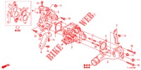 KOLKREGELKLEP (DIESEL) voor Honda ACCORD DIESEL 2.2 ES GT 4 deuren 6-versnellings handgeschakelde versnellingsbak 2012