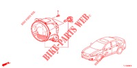 MISTLAMP  voor Honda ACCORD DIESEL 2.2 ES GT 4 deuren 6-versnellings handgeschakelde versnellingsbak 2012