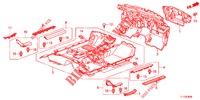 VLOERMAT/ISOLATOR  voor Honda ACCORD DIESEL 2.2 ES GT 4 deuren 6-versnellings handgeschakelde versnellingsbak 2012