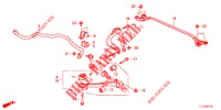 VOOR STABILISATOR/VOOR ONDER ARM  voor Honda ACCORD DIESEL 2.2 ES GT 4 deuren 6-versnellings handgeschakelde versnellingsbak 2012