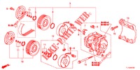 AIRCONDITIONER (COMPRESSEUR) (DIESEL) voor Honda ACCORD DIESEL 2.2 ES GT 4 deuren 5-traps automatische versnellingsbak 2012