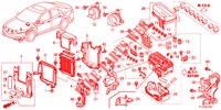 BEDIENINGSEENNEID (COMPARTIMENT MOTEUR) (1) (DIESEL) voor Honda ACCORD DIESEL 2.2 ES GT 4 deuren 5-traps automatische versnellingsbak 2012