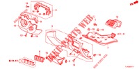 INSTRUMENTEN AFWERKING (COTE DE CONDUCTEUR) (RH) voor Honda ACCORD DIESEL 2.2 ES GT 4 deuren 5-traps automatische versnellingsbak 2012