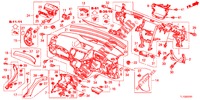INSTRUMENTEN PANEEL BOVEN (RH) voor Honda ACCORD DIESEL 2.2 ES GT 4 deuren 5-traps automatische versnellingsbak 2012
