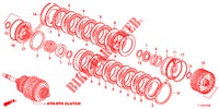 KOPPELING (4EME 5EME) (DIESEL) voor Honda ACCORD DIESEL 2.2 ES GT 4 deuren 5-traps automatische versnellingsbak 2012