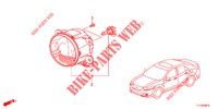 MISTLAMP  voor Honda ACCORD DIESEL 2.2 ES GT 4 deuren 5-traps automatische versnellingsbak 2012