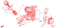 OLIEFILTER HOUDER (DIESEL) voor Honda ACCORD DIESEL 2.2 ES GT 4 deuren 5-traps automatische versnellingsbak 2012