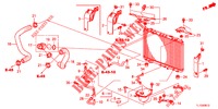 RADIATOR SLANG/RESERVETANK (DIESEL) voor Honda ACCORD DIESEL 2.2 ES GT 4 deuren 5-traps automatische versnellingsbak 2012