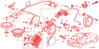 RADIO ANTENNE/LUIDSPREKER (RH) voor Honda ACCORD DIESEL 2.2 ES GT 4 deuren 5-traps automatische versnellingsbak 2012