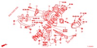 TURBOLADER SYSTEEM (DIESEL) voor Honda ACCORD DIESEL 2.2 ES GT 4 deuren 5-traps automatische versnellingsbak 2012