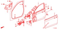 VOOR PORTIER PANELEN(2DE)  voor Honda ACCORD DIESEL 2.2 ES GT 4 deuren 5-traps automatische versnellingsbak 2012