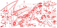 VOOR PORTIER VOERING (RH) voor Honda ACCORD DIESEL 2.2 ES GT 4 deuren 5-traps automatische versnellingsbak 2012
