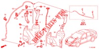 VOOR RUITEWISSER (2DE)  voor Honda ACCORD DIESEL 2.2 ES GT 4 deuren 5-traps automatische versnellingsbak 2012