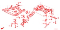 VOOR SUB FRAME/ACHTER BALK (DIESEL) voor Honda ACCORD DIESEL 2.2 ES GT 4 deuren 5-traps automatische versnellingsbak 2012