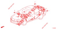 BEDRADINGSBUNDEL (2) (RH) voor Honda ACCORD DIESEL 2.2 EX 4 deuren 6-versnellings handgeschakelde versnellingsbak 2012