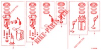 BRANDSTOFTANK KLEINE ONDERDELEN  voor Honda ACCORD DIESEL 2.2 EX 4 deuren 6-versnellings handgeschakelde versnellingsbak 2012