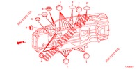 DOORVOERTULLE (INFERIEUR) voor Honda ACCORD DIESEL 2.2 EX 4 deuren 6-versnellings handgeschakelde versnellingsbak 2012